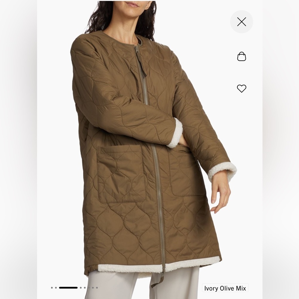 NWT Rails Reversible Jacket Oversized Small Sherp… - image 3